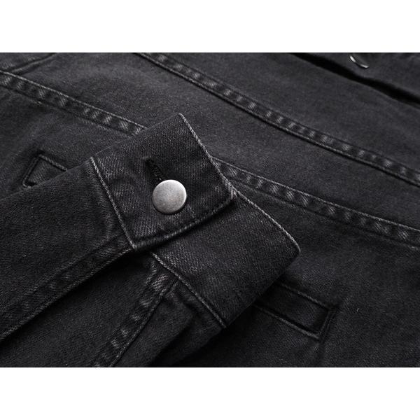 COMME CA MEN（コムサメン） 新品 定価4.2万円 岡山デニム ノーカラー 