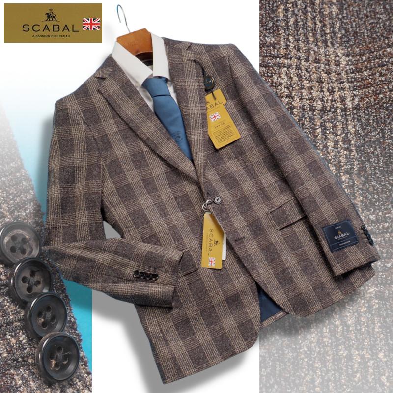 新品14.3万円 大手百貨店扱い 秋冬 日本製『Scabal スキャバル 英国製 