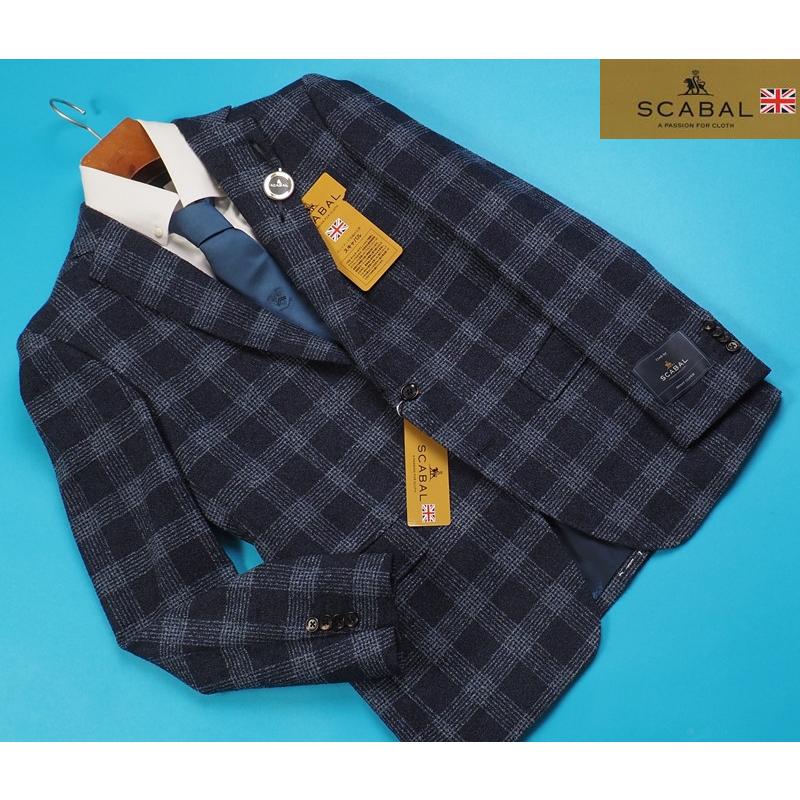 新品14.3万円 大手百貨店扱い 秋冬 日本製『Scabal スキャバル 英国製 