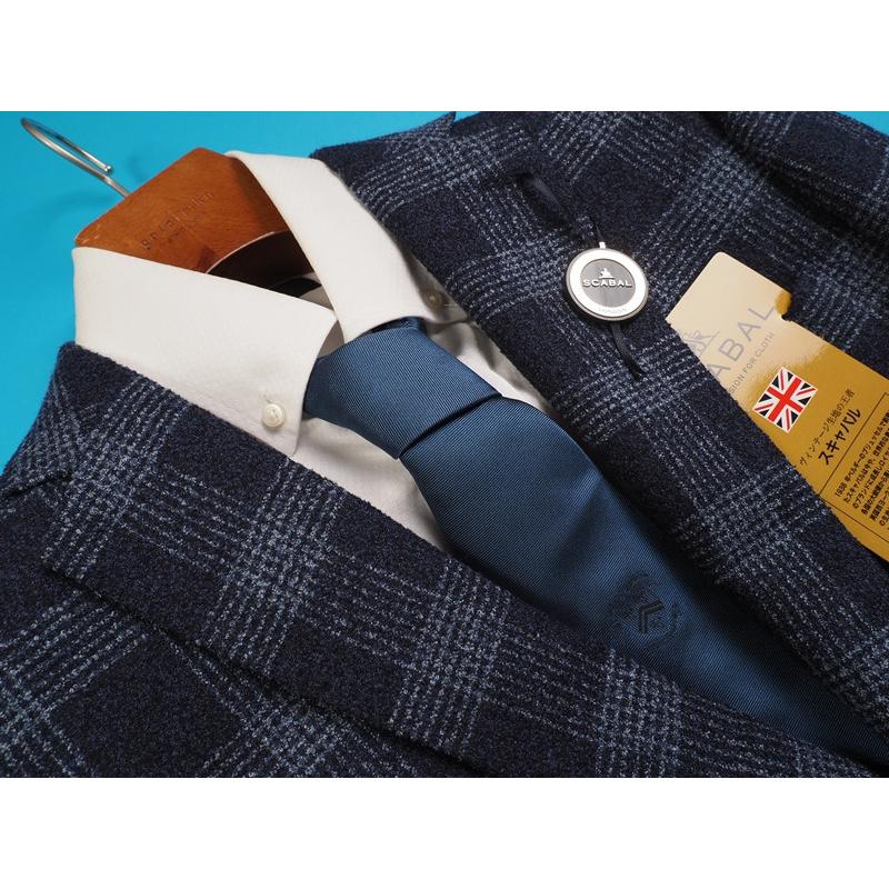 新品14.3万円 大手百貨店扱い 秋冬 日本製『Scabal スキャバル 英国製 