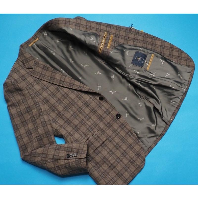 新品14.3万円 大手百貨店扱い 秋冬 日本製『Scabal スキャバル 英国製 