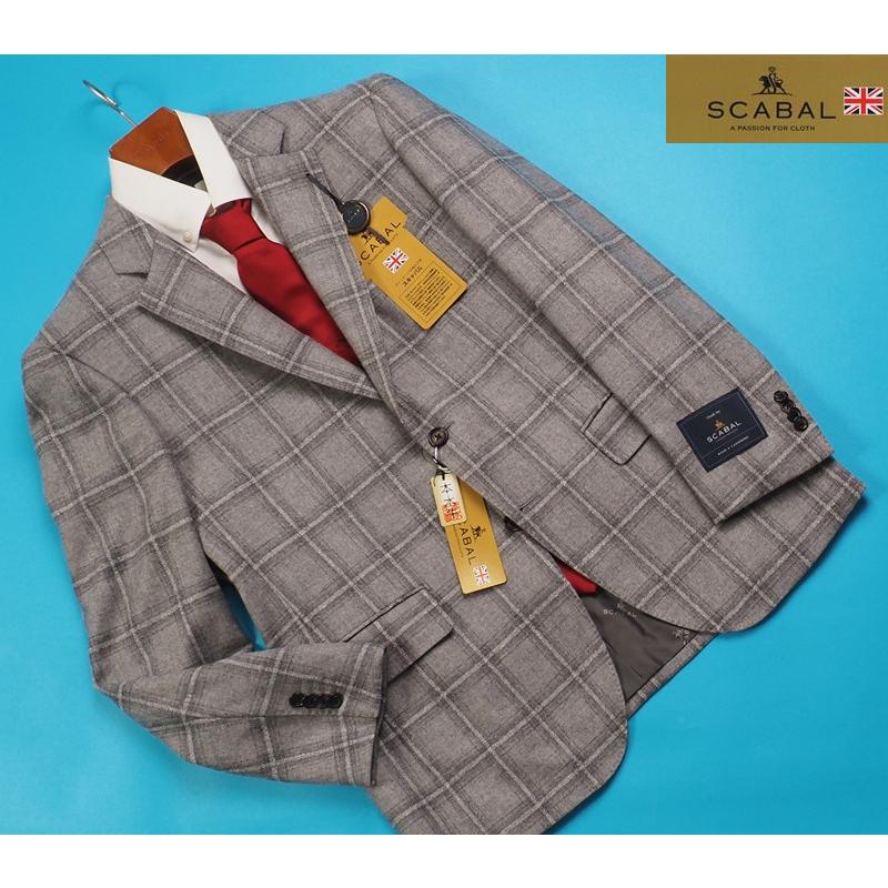 新品14.3万円 大手百貨店扱い 秋冬 日本製『Scabal スキャバル 英国製 