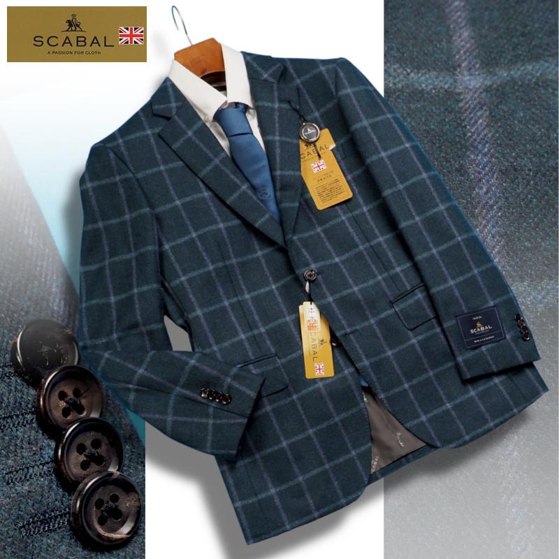 新品14.3万円 大手百貨店扱い 秋冬 日本製『Scabal スキャバル 英国製 