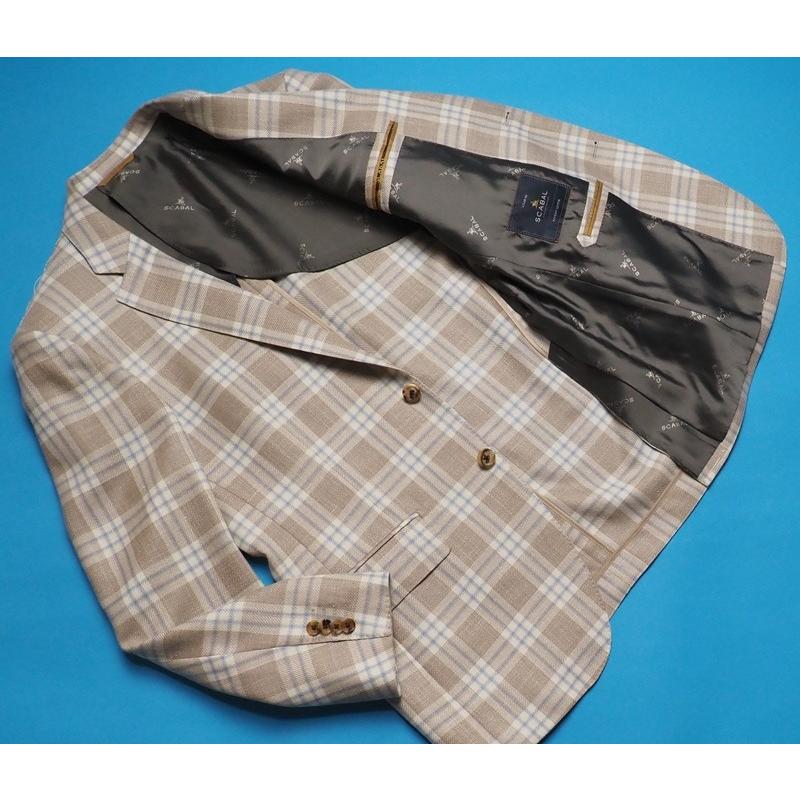 新品14.3万円 大手百貨店扱い 春秋冬 日本製『Scabal スキャバル 英国 