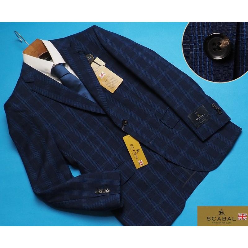 新品14.3万円 大手百貨店扱い 春夏 日本製『Scabal スキャバル 英国製 