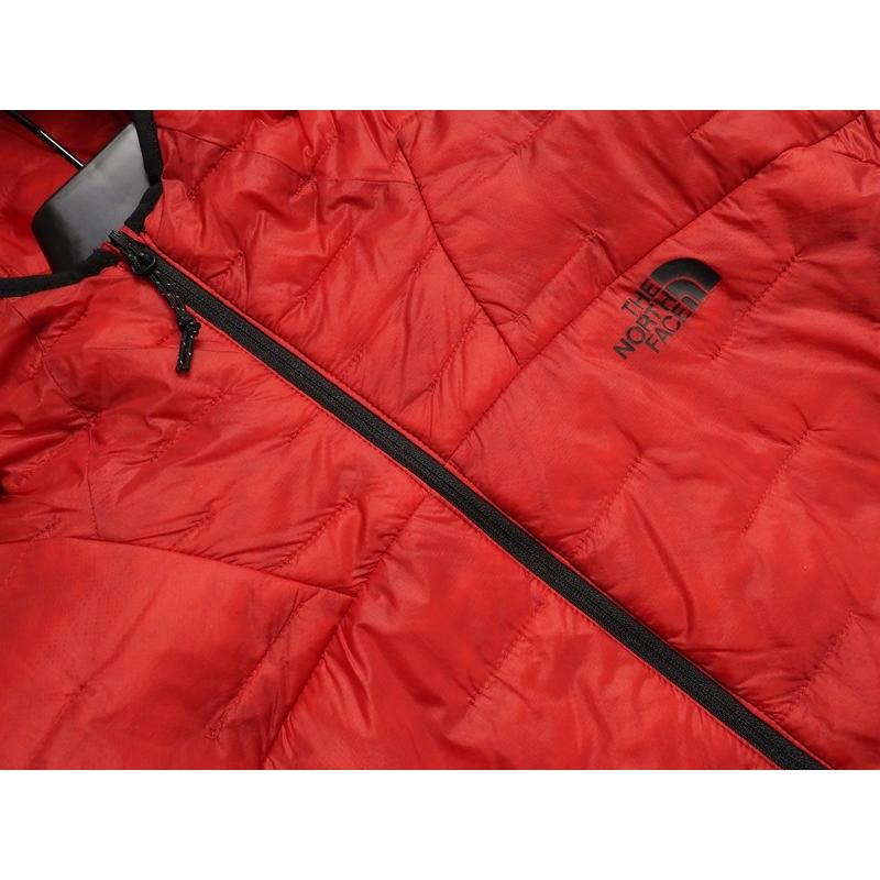 新品正規26900円 ノースフェイス 海外限定 高機能エコダウン ACTIVE WARMTH フーディー/ジャケット メンズLレッド(RED) 直営店購入_3