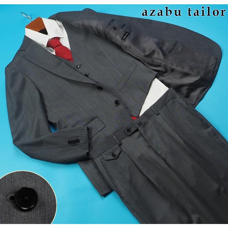 新品 ジレ付き 麻布テーラー×伊カノニコ 高級3ピーススーツ 46A/82（M