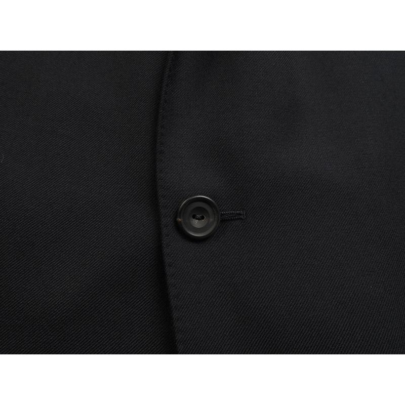新品29.7万円 Henry Poole ヘンリープール 日本製 秋冬【橋本毛織 国産】ウール100% ギャバジン スリーピーススーツA122(BE8程)濃紺 4885の画像