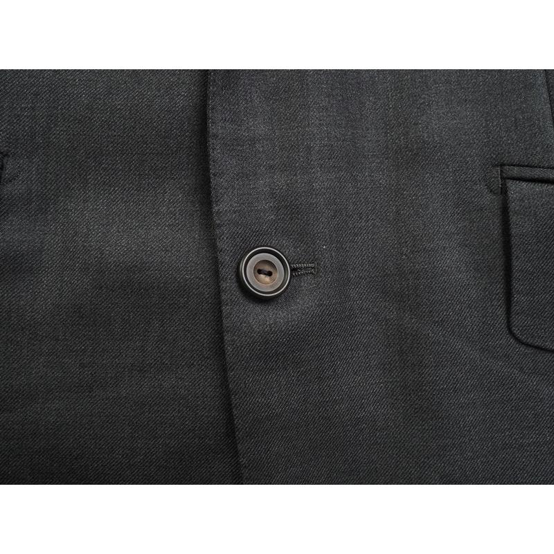 新品 オンワード樫山 Henry Poole ヘンリープール 日本製 秋冬【橋本毛織 国産生地】微起毛 スリーピース スーツA94(A6程度相当)灰 609094の画像