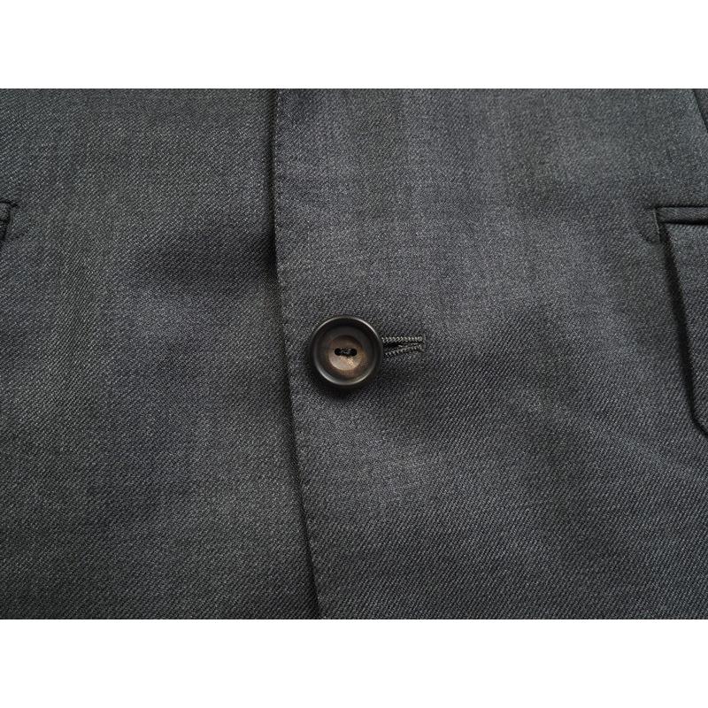 新品 オンワード樫山 Henry Poole ヘンリープール 日本製 秋冬【橋本毛織 国産生地】微起毛 スリーピース スーツA94(A6程度相当)灰 609094の画像