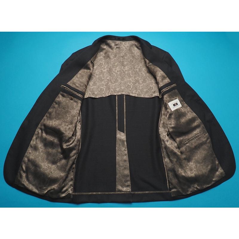 新品サンプル訳 オンワード樫山 JOSEPH ABBOUD ジョセフアブード日本製 10マンス ウール100% スリーピーススーツA100(AB6)灰 832738の画像