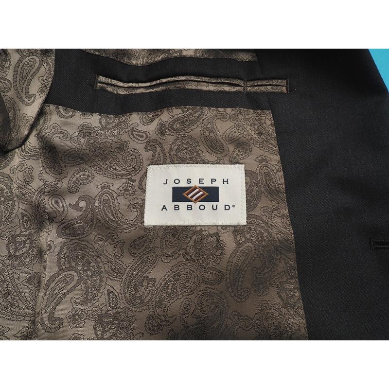 新品サンプル訳 オンワード樫山 JOSEPH ABBOUD ジョセフアブード日本製 10マンス ウール100% スリーピーススーツA100(AB6)灰 832738の画像