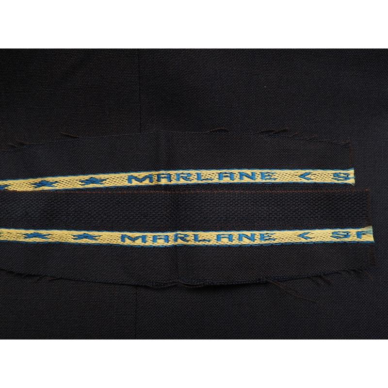 新品19.8万円 オンワード樫山×伊勢丹 日本製 秋冬『MARLANE マルラーネ 伊製生地』ウール100% スリーピーススーツ D6/48(AB5程)紺 839745の画像
