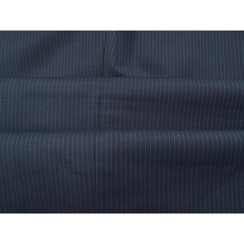 新品定価12.5万円 オンワード樫山 Selflex 日本製 秋冬『MARZOTTO マルゾット 伊製生地』ウール スリーピース スーツ A96(A5程度)紺 852004の画像