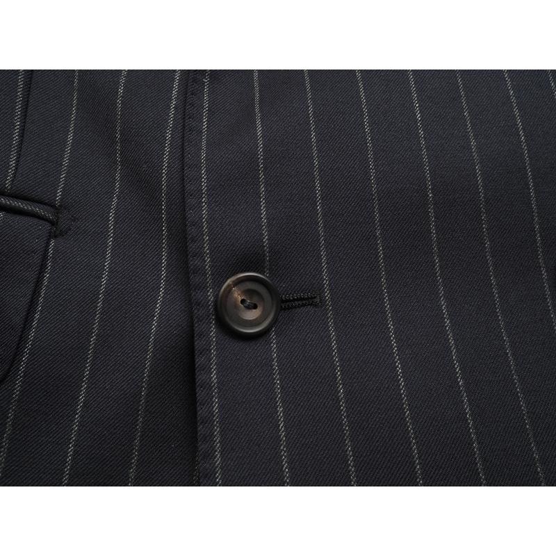 新品定価27.9万円 オンワード樫山 Henry Poole ヘンリープール 日本製 秋冬【橋本毛織 国産生地】ウール100％ スーツA96(A6程度)濃紺 CW8306の画像