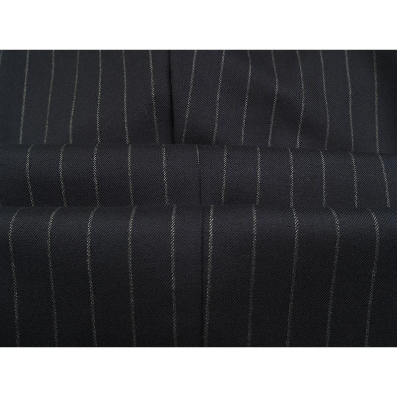 新品定価27.9万円 オンワード樫山 Henry Poole ヘンリープール 日本製 秋冬【橋本毛織 国産生地】ウール100％ スーツA96(A6程度)濃紺 CW8306の画像