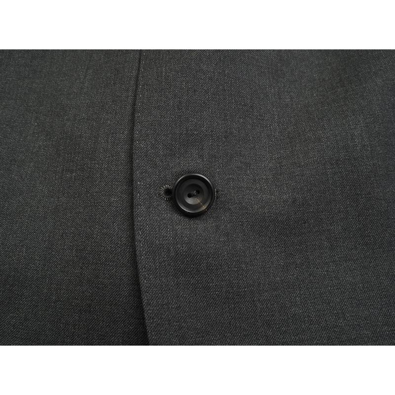 新品 オンワード樫山 Henry Poole ヘンリープール 日本製 ウール100％ ギャバジン無地 スリーピース スーツA112(AB8程度相当) GW1503の画像
