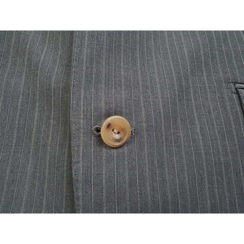 新品定価43.6万 オンワード樫山 Henry Poole ヘンリープール 日本製 春秋『FINTEX of LONDON FINLANA』スリーピーススーツA96(A6)灰 PM9030の画像
