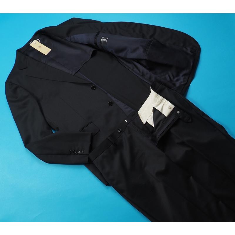 新品7.9万円 オンワード樫山 J.PRESS ジェイプレス 春秋冬 尾州日本製生地 ソリッド無地 ウール100% スーツ B8濃紺(075) SM2012の画像
