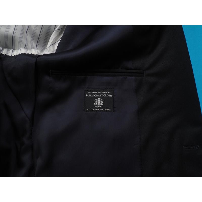 新品7.9万円 オンワード樫山 J.PRESS ジェイプレス 春秋冬 尾州日本製生地 ソリッド無地 ウール100% スーツ B8濃紺(075) SM2012の画像