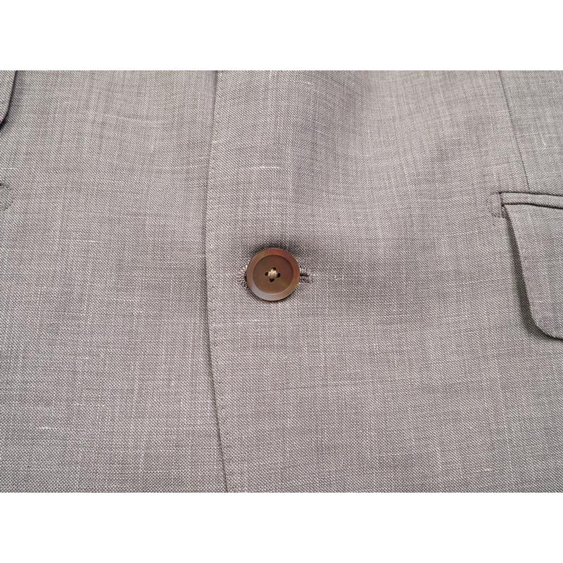 新品27.4万円 オンワード樫山 STYLE&MORE 日本製『Ermenegildo Zegna ゼニア TROFEO 伊製生地』ウール スリーピーススーツA98(A5)灰 SM7329の画像