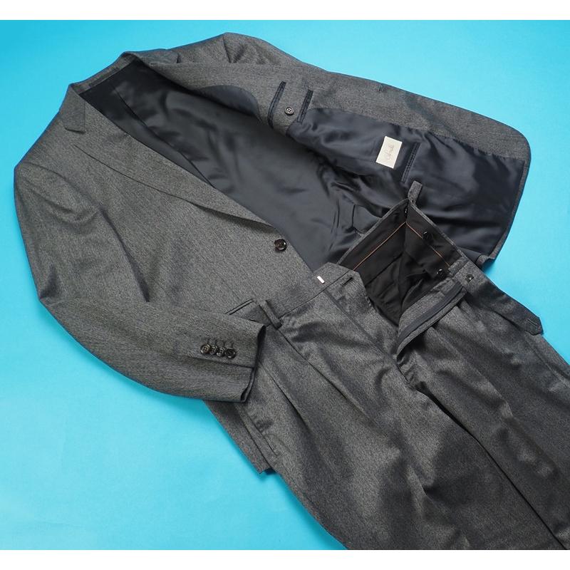 新品31万円 オンワード Cifonelli チフォネリ 日本製 秋冬『DORMEUIL ドーメル EXEL 英国生地』スリーピース スーツ D8/98(A6程)灰 SM7334の画像