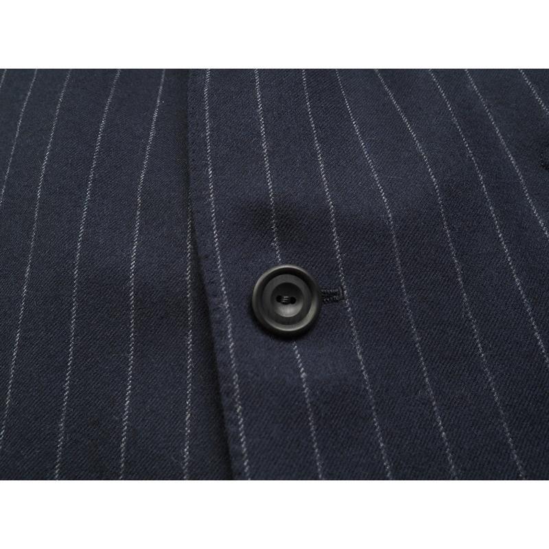 新品38.5万円 オンワード樫山 Henry Poole ヘンリープール 日本製『FINTEX of LONDON 英国生地』スリーピーススーツA96(A6程度)濃紺 SW7615の画像