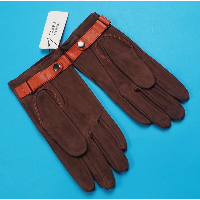 TAKEO KIKUCHI（タケオキクチ） 新品 本革 レザー 手袋/グローブ 手