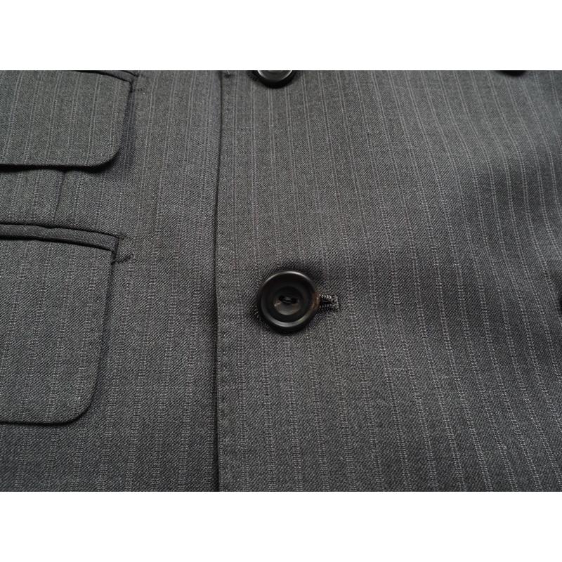 新品33万円 オンワード樫山 Henry Poole ヘンリープール 日本製 春秋『Ermenegildo Zegna ゼニア Condotti』スーツA96(AB6程)灰 YM7436の画像