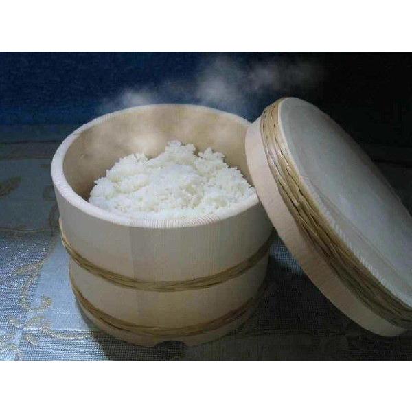 おひつ 電子レンジ対応 3合用 しゃもじ付 木製 ごはん 保管 わっぱ