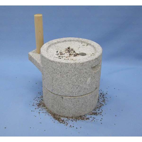 ○鉄道運行管理○ 石臼 石うす 碾き臼 挽き臼 みかげ石挽き臼 寸胴型