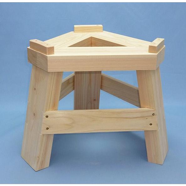 国産ひのき製 木台 石臼 1升用 ナガノ産業 みかげ石もち臼1升用 専用