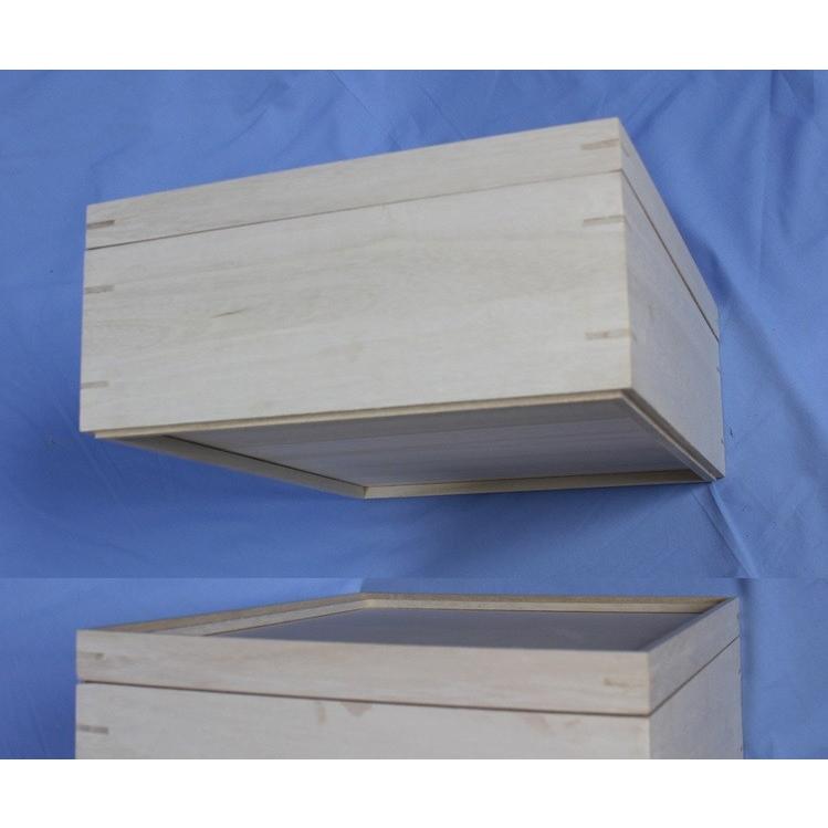 桐箱 A4判 深型 大容量 日本製 総桐 小物入れ 収納 木箱 桐 小物 書類