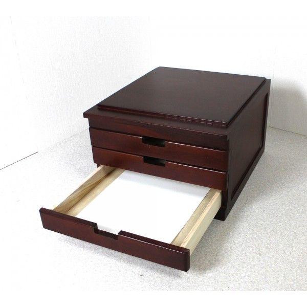 引き出し書類収納棚 2個組 （B4サイズまで収納可能） 【ラベル】