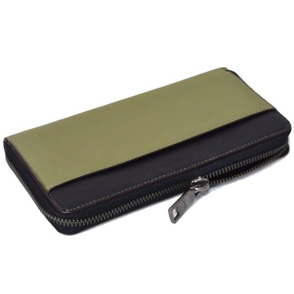 新品 コーチ COACH 長財布(ラウンドファスナー) アコーディオン ジップ ウォレット カーキグリーン系 COACH（コーチ） 財布 ONE グリーン系その他 レディース : ZOZOTOWN