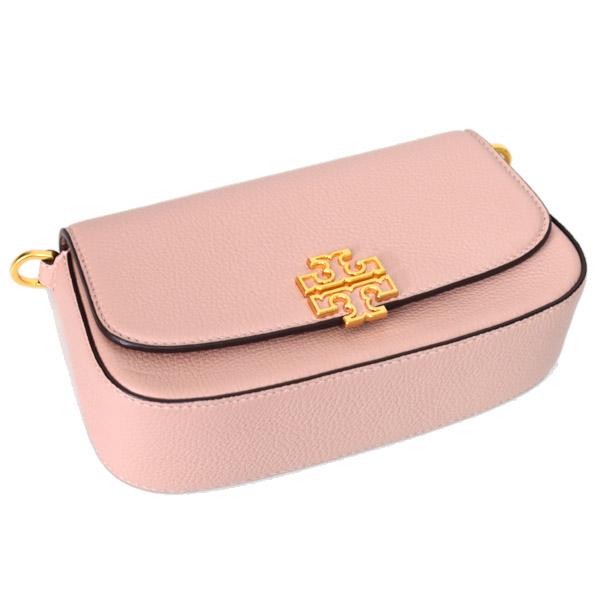 トリーバーチ バッグ TORY BURCH ぺブルレザー ブリテン コンバーチブル 2way フラップ チェーン ショルダー 斜めがけ クロスボディ バッグ ライトメドウスウィート 138772 TORY BURCH（トリーバーチ） バッグ ぺブルレザー ブリテン