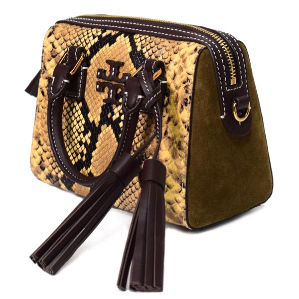 TORY BURCH（トリーバーチ） バッグ レザー スエード パイソン