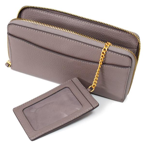 TORY BURCH（トリーバーチ） 長財布 レザー ブリテン ロゴ ジップ