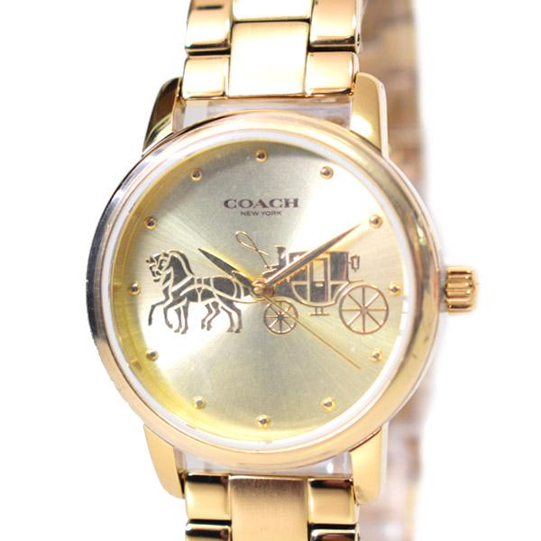 COACH（コーチ） 時計 ステンレススチール グランド ホースアンド