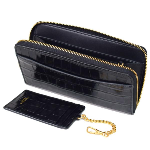 TORY BURCH（トリーバーチ） 長財布 クロコダイル レザー ジップ 