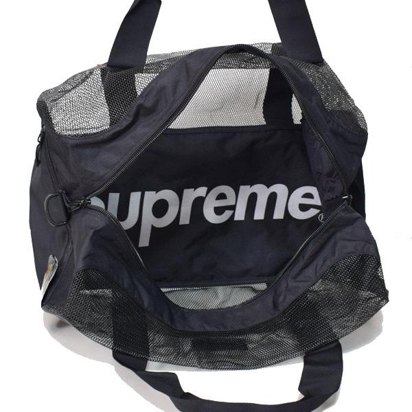 シュプリーム バッグ SUPREME PVCコーティングメッシュ ナイロン ロゴ シュプリーム バッグ SUPREME PVCコーティングメッシュ ナイロン ロゴ