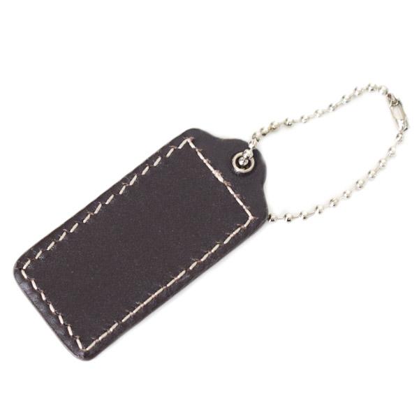 COACH（コーチ） キーホルダー レザー ハングタグ ロゴ チャーム