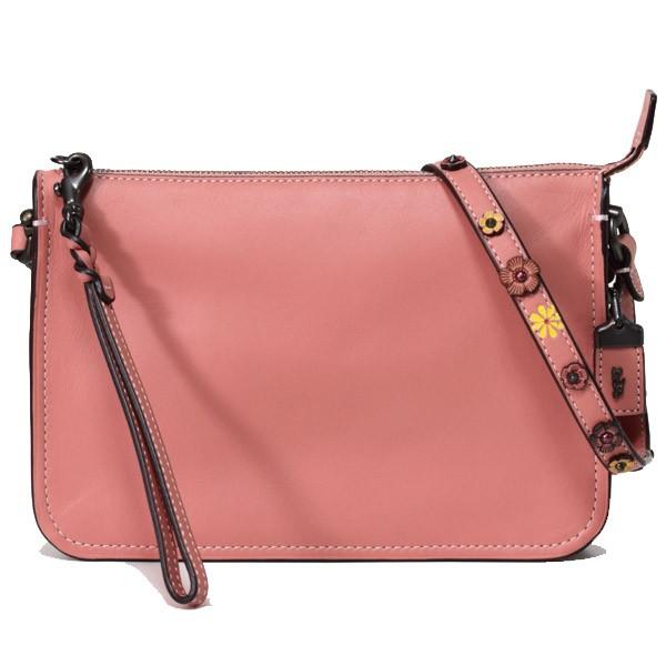 コーチショルダーバック COACH（コーチ） バッグ グラブタンレザー ティー ローズ 花柄