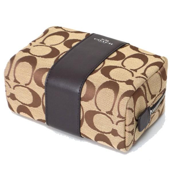 コーチ コスメポーチ COACH レガシー シグネチャー ミディアム 