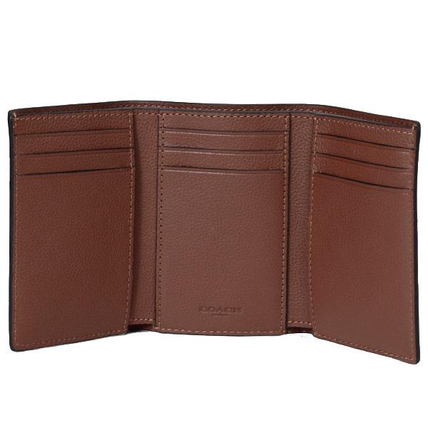 COACH（コーチ） 財布 スポーツカーフレザー トライフォールド ロゴ