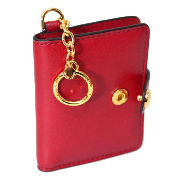 マイケルコース カードケース MK MICHAEL KORS レザー スリム 二つ折り カードケース 名刺入れ 定期入れ パスケース チェリー 32H6GLXK2L_1
