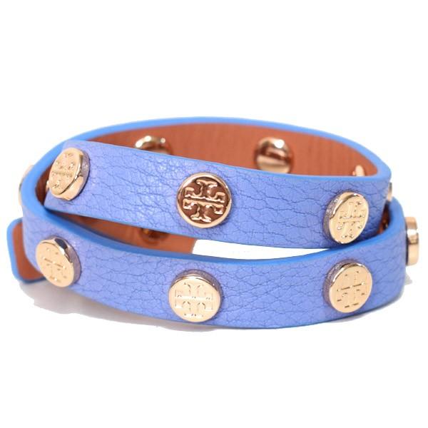 TORY BURCH（トリーバーチ） 小物 レザー ダブル ラップ ロゴ スタッズ 