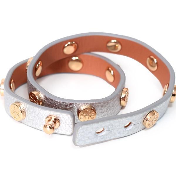 TORY BURCH（トリーバーチ） 小物 レザー ダブル ラップ ロゴ スタッズ
