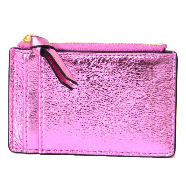トリーバーチ ケース TORY BURCH メタリック レザー スキニー ケース 小銭入れ メタリックピンク 34272 TORY BURCH（トリーバーチ） コインケース メタリック レザー スキニー