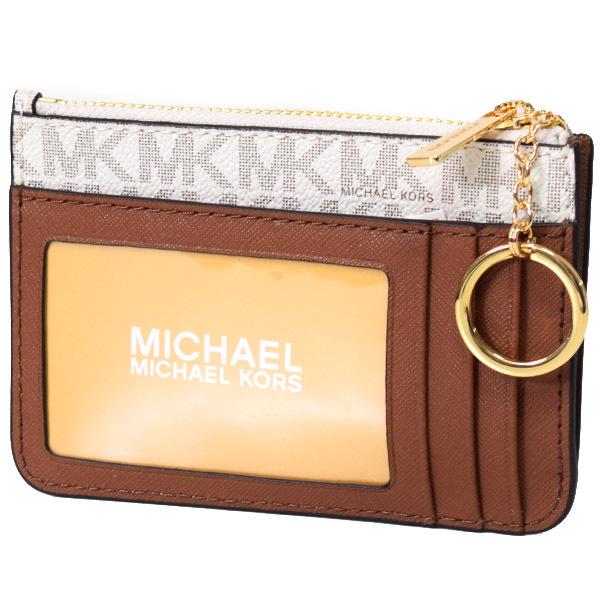 マイケルコース カードケース ケース 小銭入れ キーリング シグネチャー MICHAEL KORS（マイケルコース） コインケース レザー モノグラム